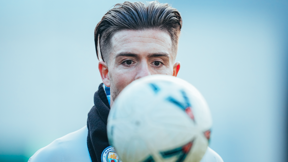 ON THE BALL : Jack Grealish prepares to pick up possession