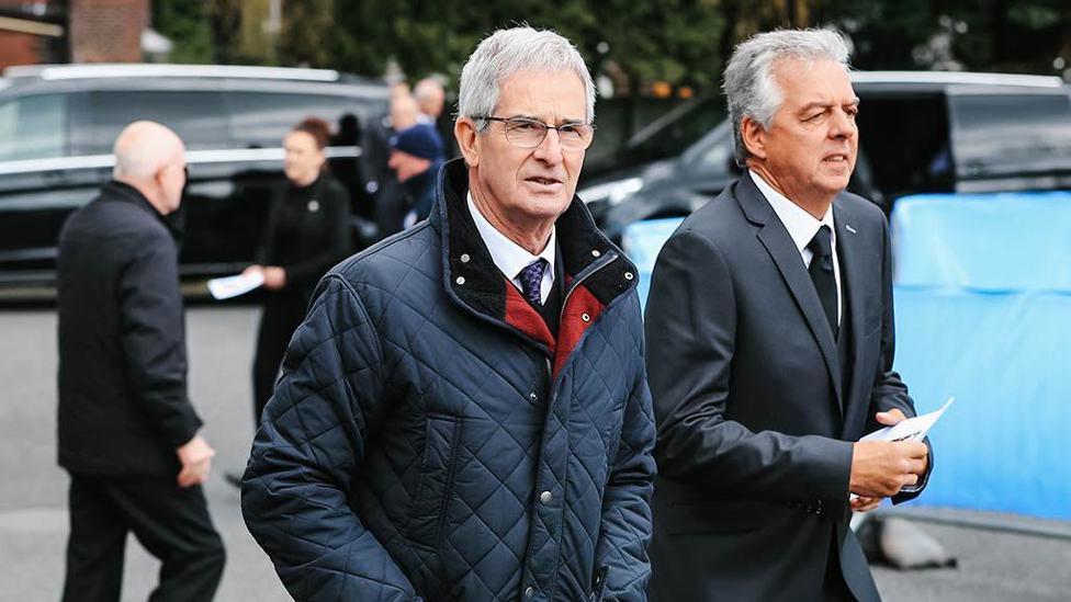 Former Academy chief Jim Cassell and former Academy kitman Rod Owen.