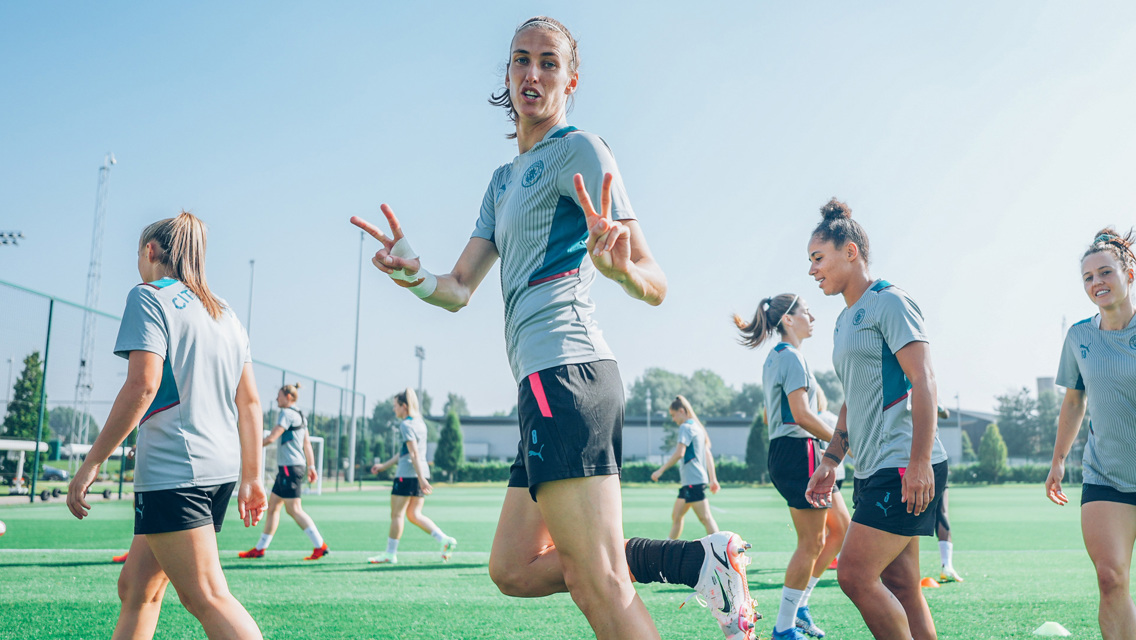 Training: City aim to be the Real deal!