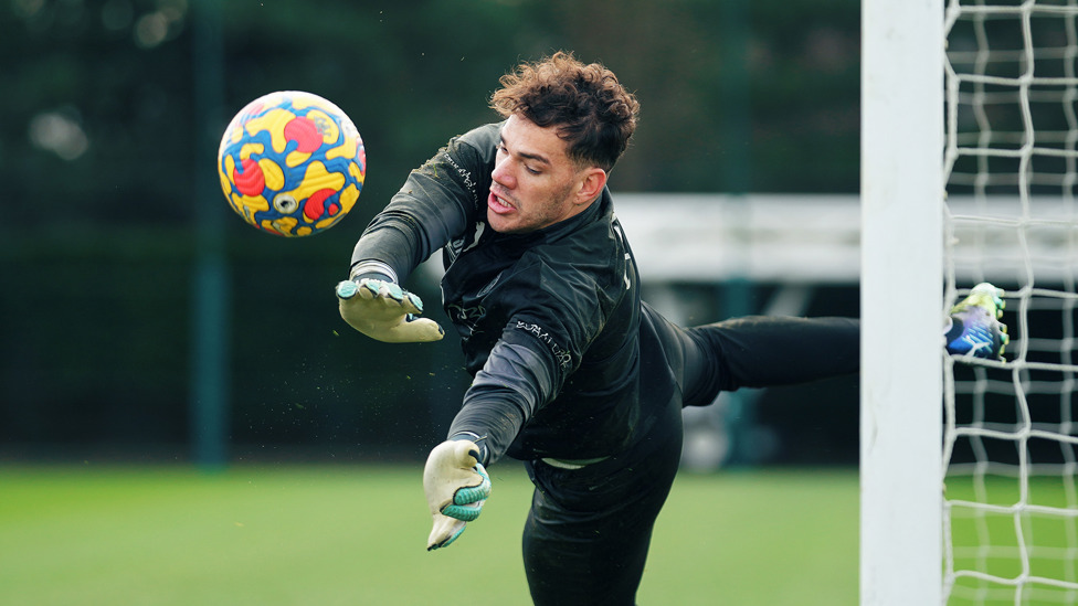 Ederson in action