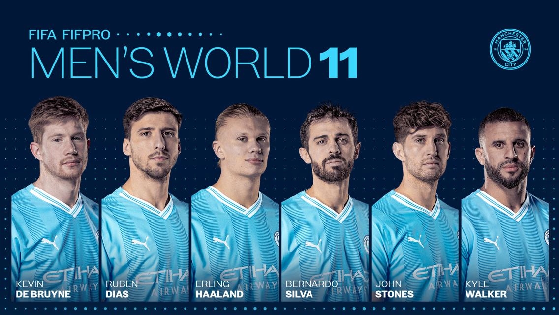 Six City stars named in FIFPRO’s Men’s World 11