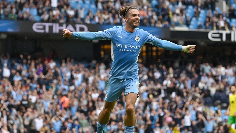 SUPER JACK : Jack's first goal for Manchester City!