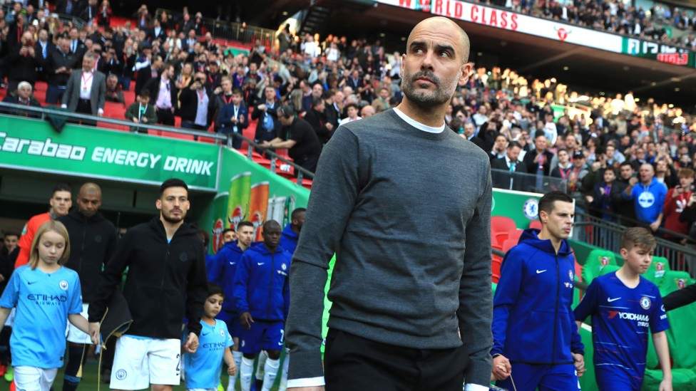 UP FOR THE CUP : City retained the Carabao Cup in February 2019 thanks to a penalty shootout triumph over Chelsea.