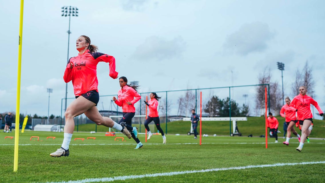 Training: City step up ahead of the Manchester derby