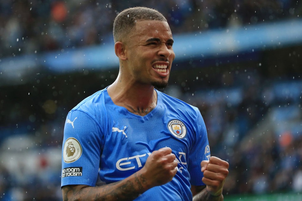 GAB-ULOUS : Gabriel Jesus celebrates a great afternoon as he provided three assists