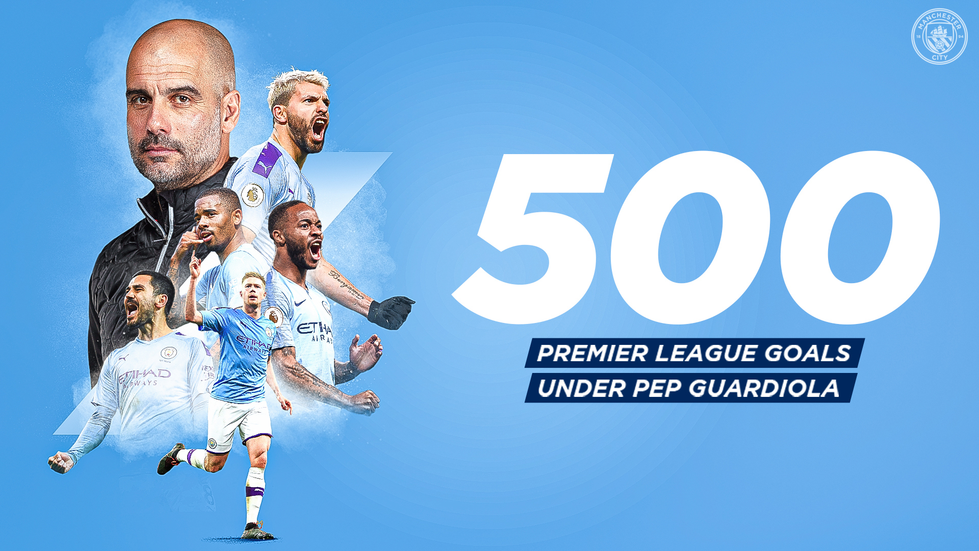  Guardiola becomes quickest manager to reach 500 Premier League goals