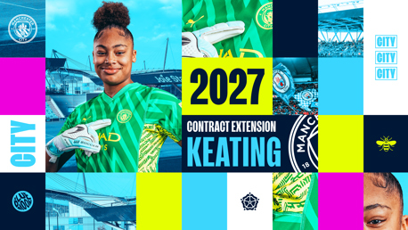 Keating signs contract extension to 2027