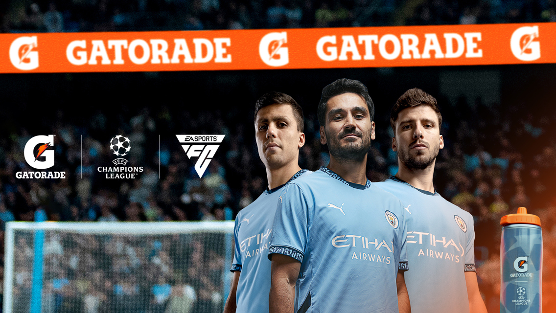 Gatorade and Manchester City players unveil #TheNod as an unspoken superpower in football