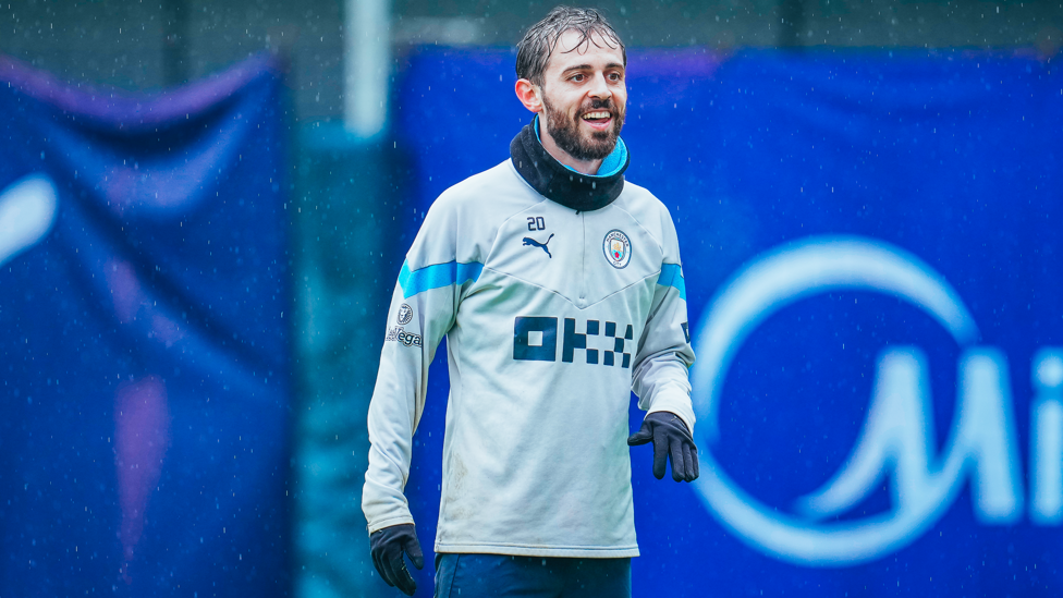 SILKY SILVA : Bernardo Silva isn't deterred by the Manchester weather