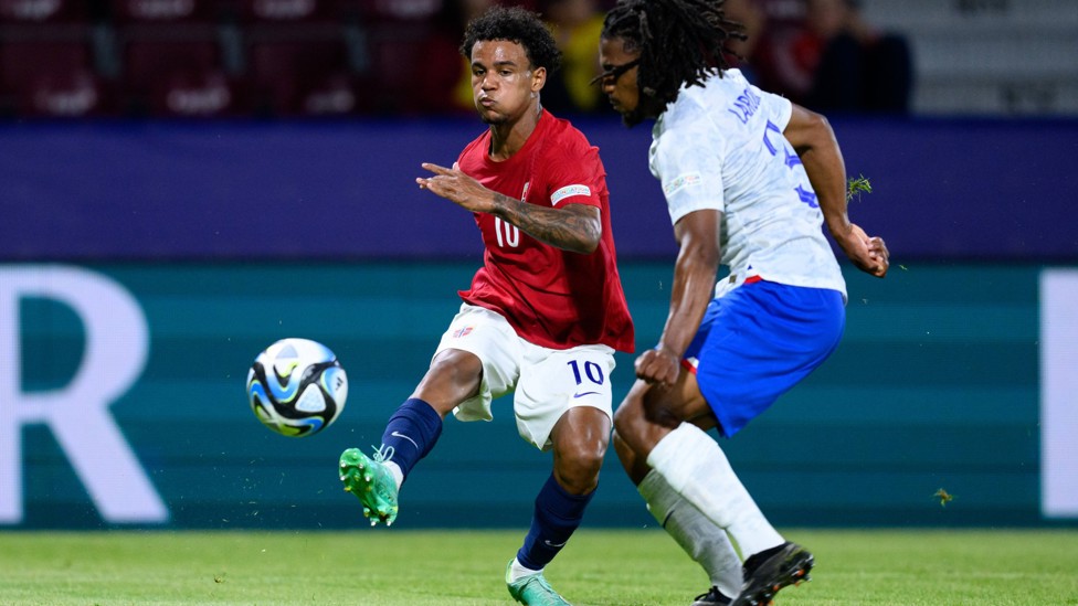 NORWAY'S NEXT TALENT : Bobb in action at the U21 Euros last summer