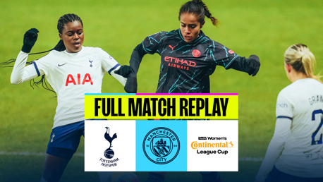 Spurs v City: Continental Cup full-match replay