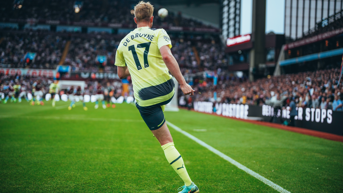 KICKING KEV: De Bruyne looks to inspire a City winner.