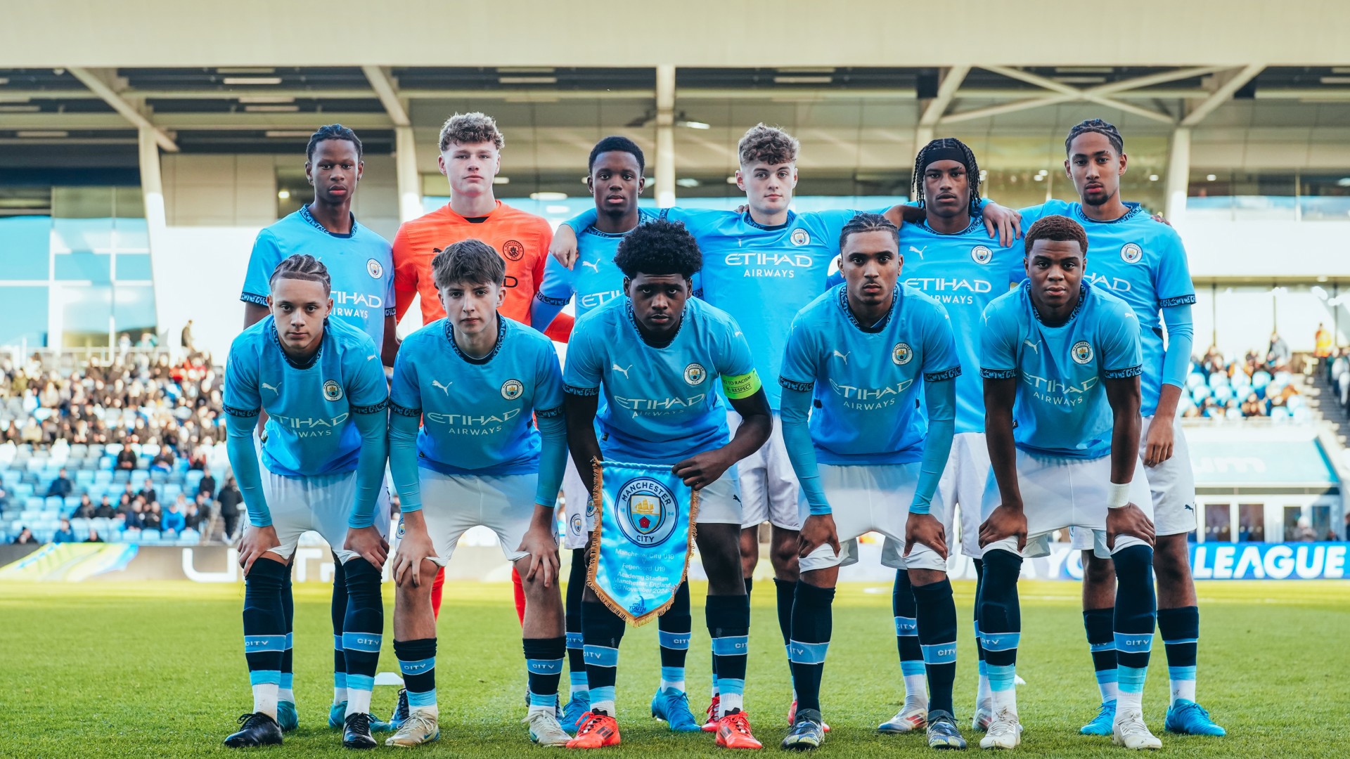  : City's starting XI that faced Feyenoord. 