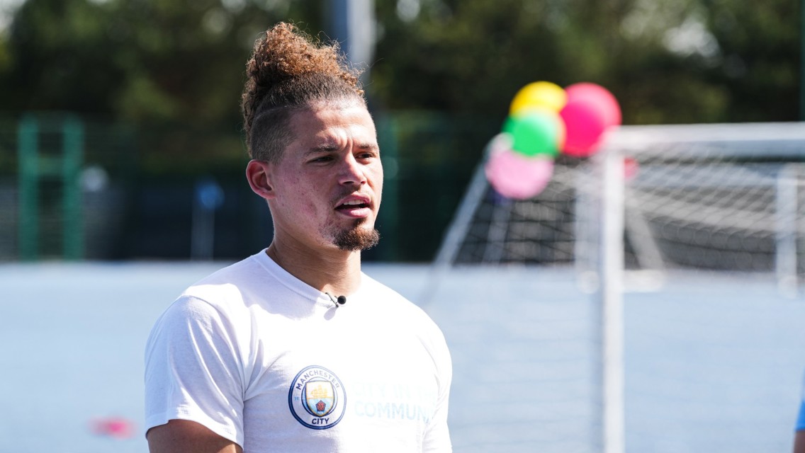 Manchester Pride: Kalvin Phillips meets Canal Street Blues!