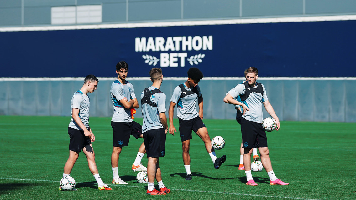 Training: City are up for the Carabao Cup!