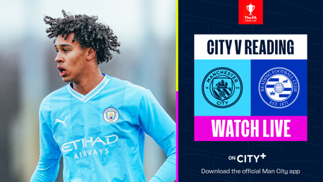 City v Reading: Watch FA Youth Cup tie on CITY+