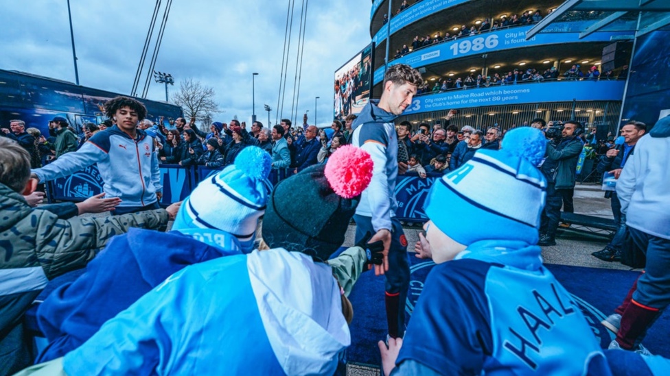 ARRIVALS: John Stones enters the Etihad