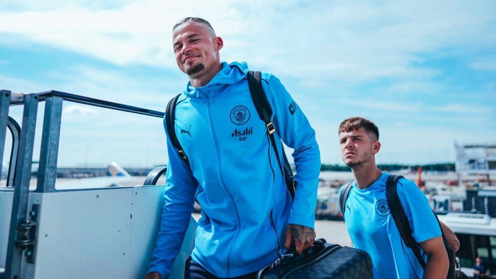 DOUBLE TROUBLE : Kalvin Phillips and James McAtee