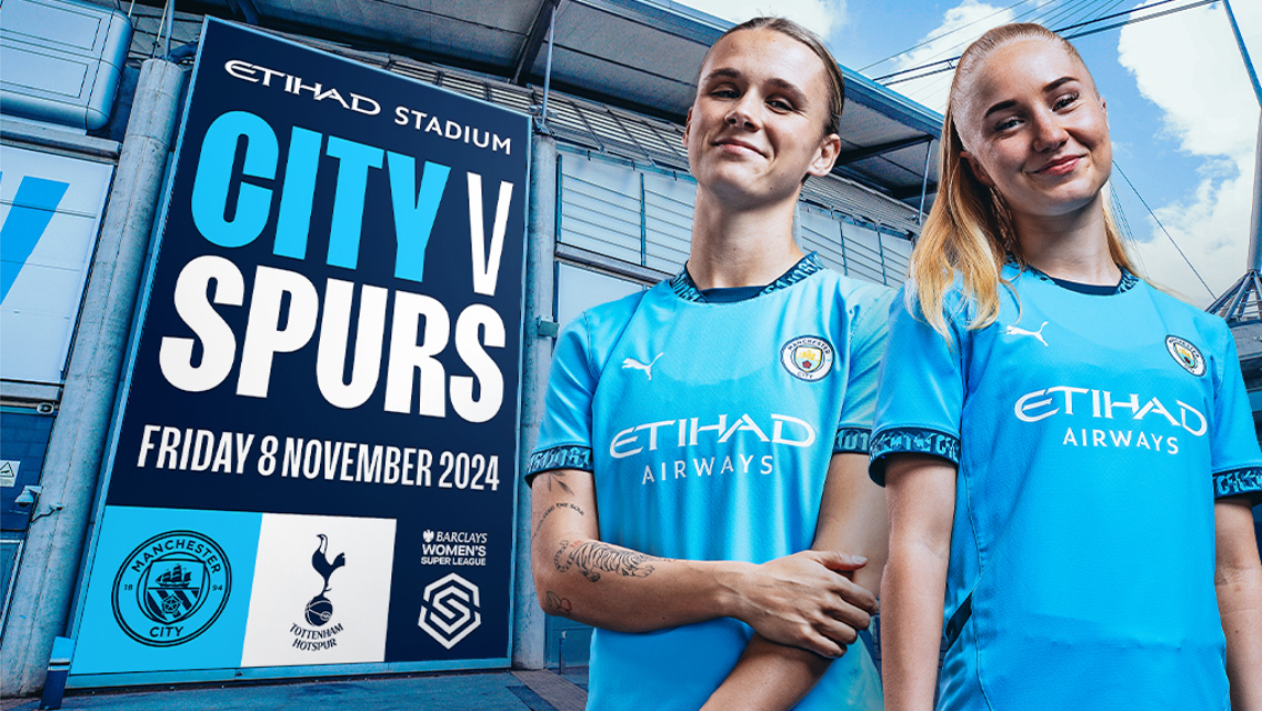 City v Spurs: Etihad opener just one month away!