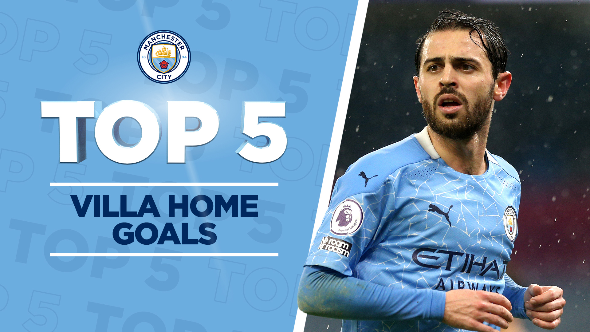  City v Aston Villa: Top five goals