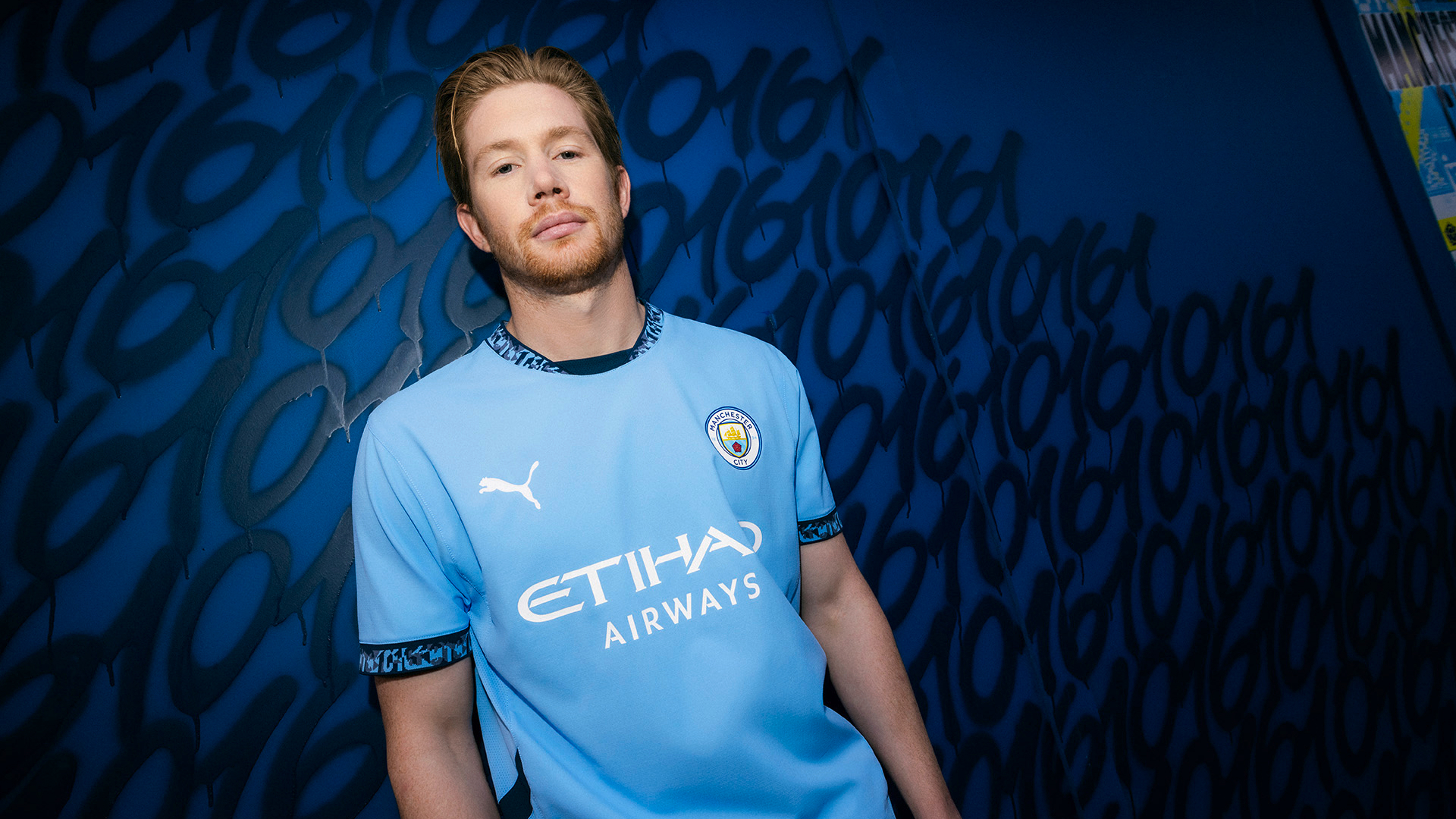 Gallery Players try on our new PUMA 2024 25 home kit