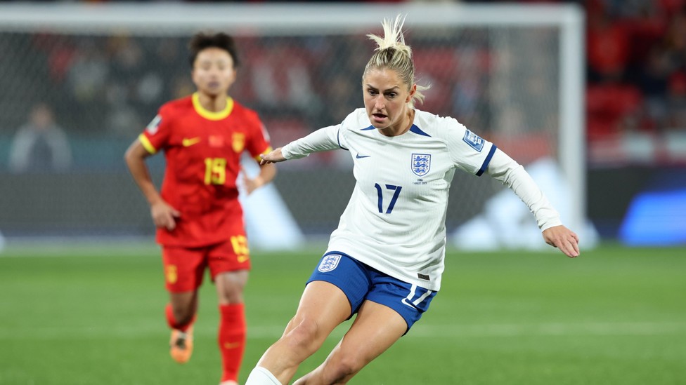 DEBUT : Laura Coombs made her full World Cup debut in England’s 6-1 group game win over China. 