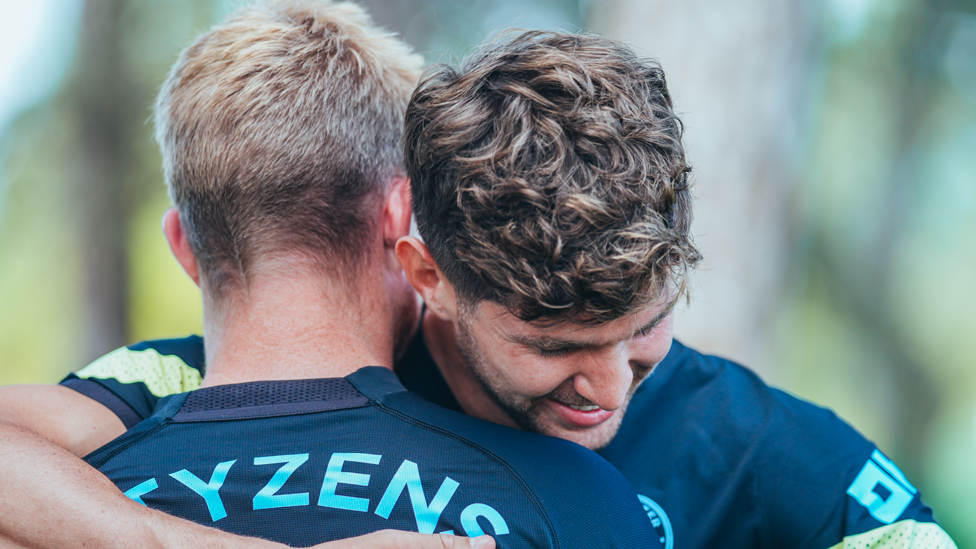  : KDB and John Stones - brotherly love