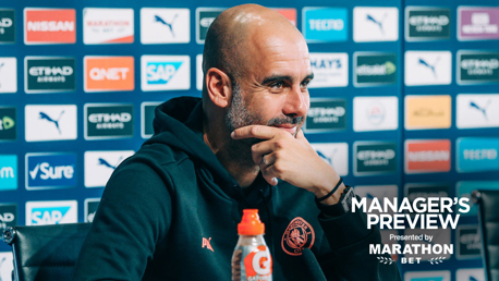 PRESS CONFERENCE: Pep Guardiola addresses the media ahead of the game