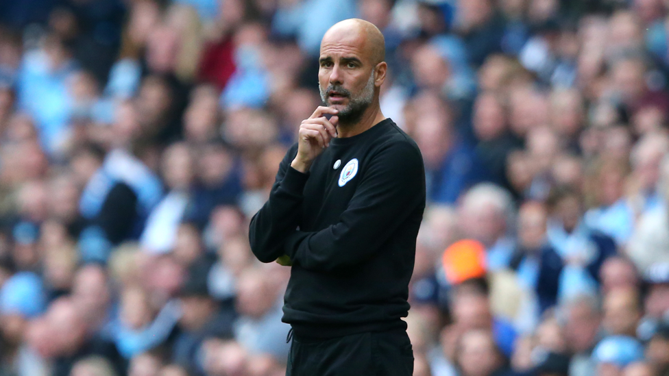 PONDERING PEP : Plenty for the boss to think about following a tight first half