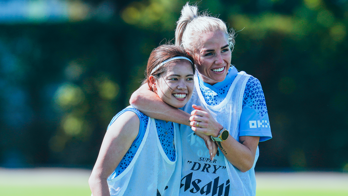 Yui Hasegawa and Alex Greenwood