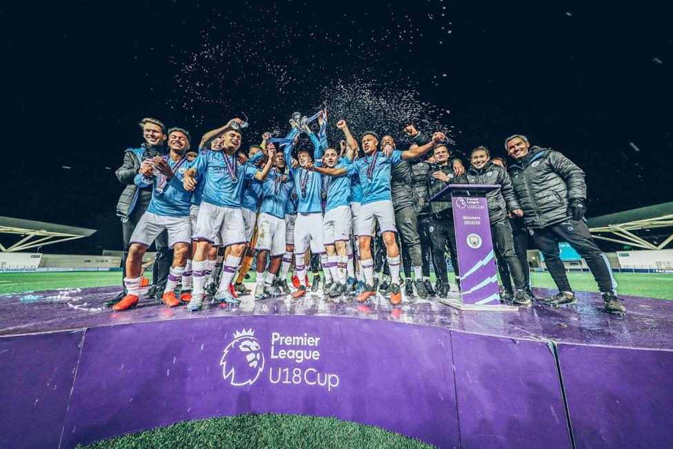 MARCH 18 : Our U18s pick up their second Premier League U18 Cup in a row after defeating Stoke City 6-0 in the final.