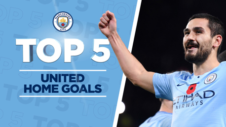 City v Manchester United: Top 5 goals at the Etihad 