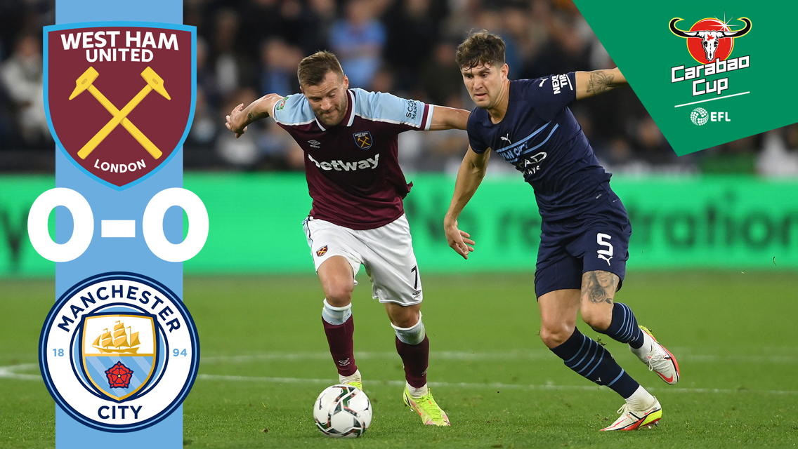 West Ham 0-0 City (5-3p): Highlights