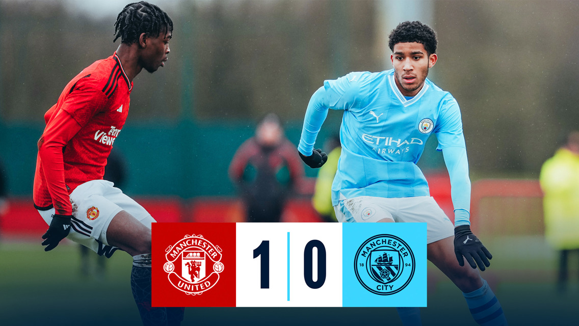 Brief highlights: Man Utd U18s 1-0 City U18s