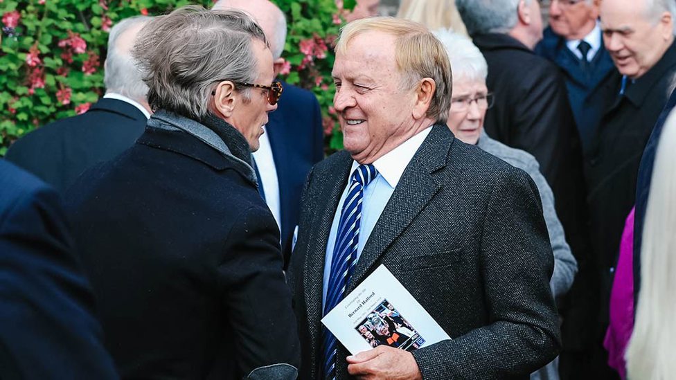 All-time greats Francis Lee, Mike Summerbee and Colin Bell paid their respects.