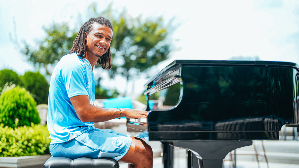 MUSIC MAESTRO : Nathan Ake celebrates his new contract