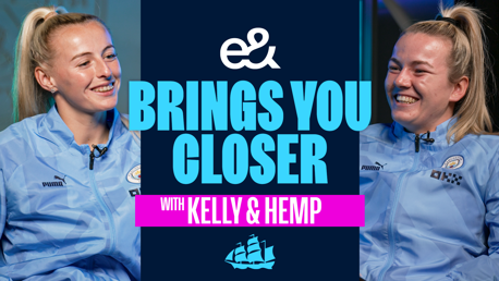 E& Brings You Closer: Chloe Kelly and Lauren Hemp