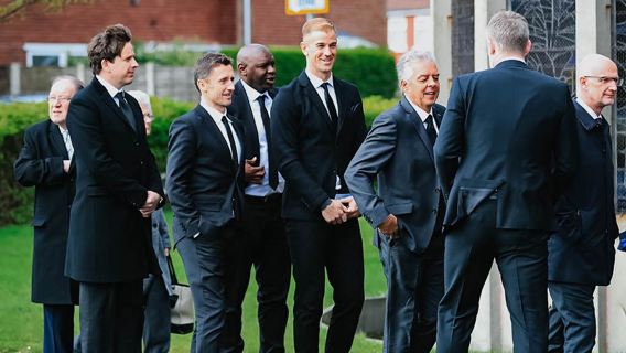 Former player Joe Hart and Shaun Goater were amongst the attendees.