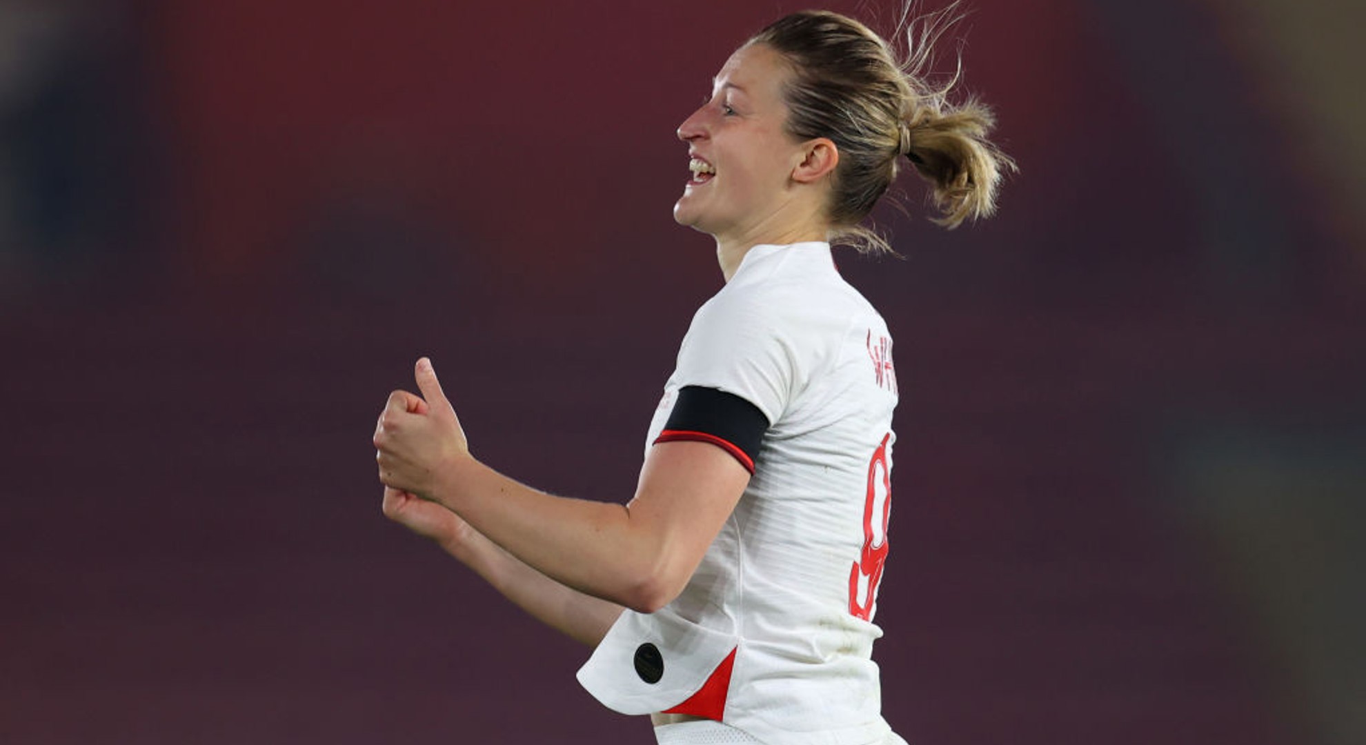 SPOT ON: Ellen White after converting her penalty