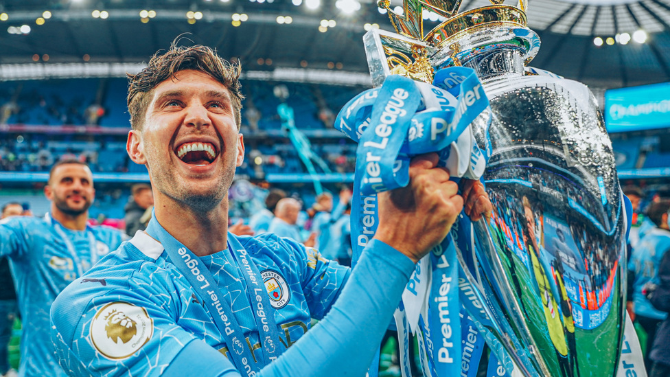 BEST OF THE BEST: Stones is named in the PFA Premier League Team of the Year.