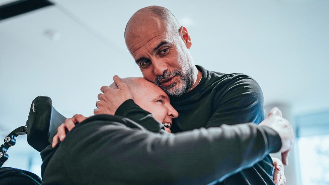 Inspiring fan invited to meet Pep in unforgettable surprise 