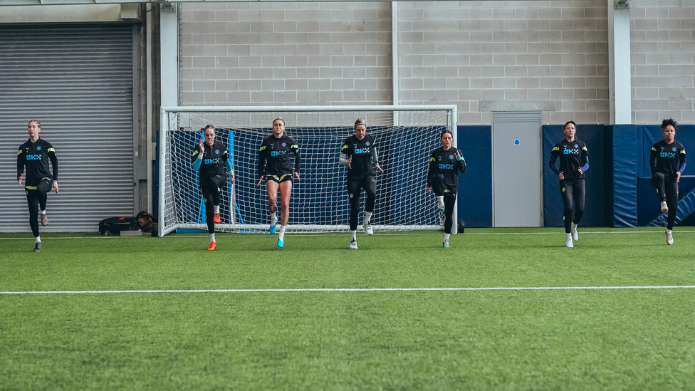 SQUAD  : Our players running in unison at the CFA