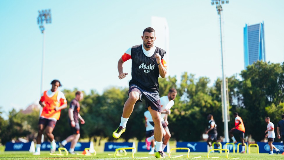 SPECIAL K: Mateo Kovacic goes through the gears.