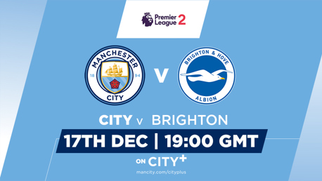 Watch EDS v Brighton live on CITY+