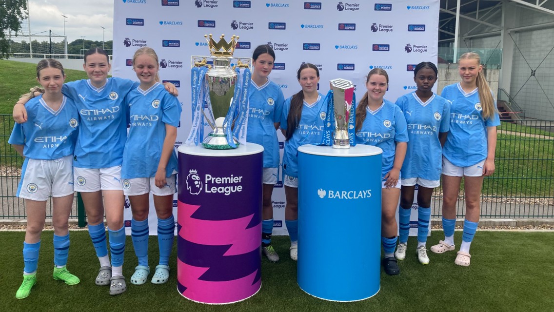 Local girls represent City in the Community in Premier League Kicks Cup