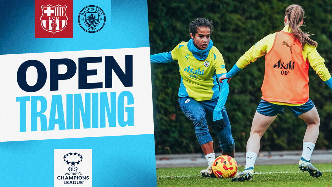 Watch: Women's open training before Barcelona trip