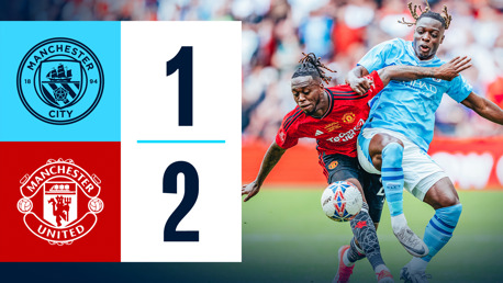 Brief highlights: City 1-2 Manchester United