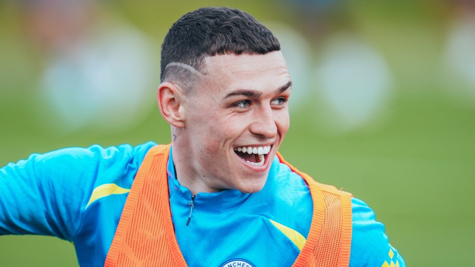 PHIL OF JOY : Foden gives a big smile