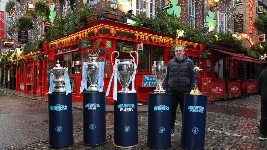 Treble Trophy Tour in Belfast, Donegal and Dublin