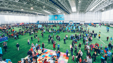 CFA: The fans explore the facilities here at the City Football Academy 